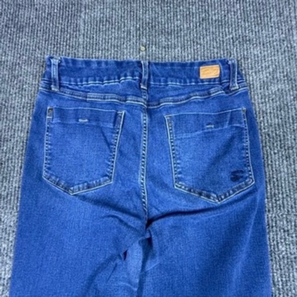 Seven7 Women's High-Rise Tummyless Slim Bootcut Jeans Denim Size 12 London Wash - Picture 11 of 14